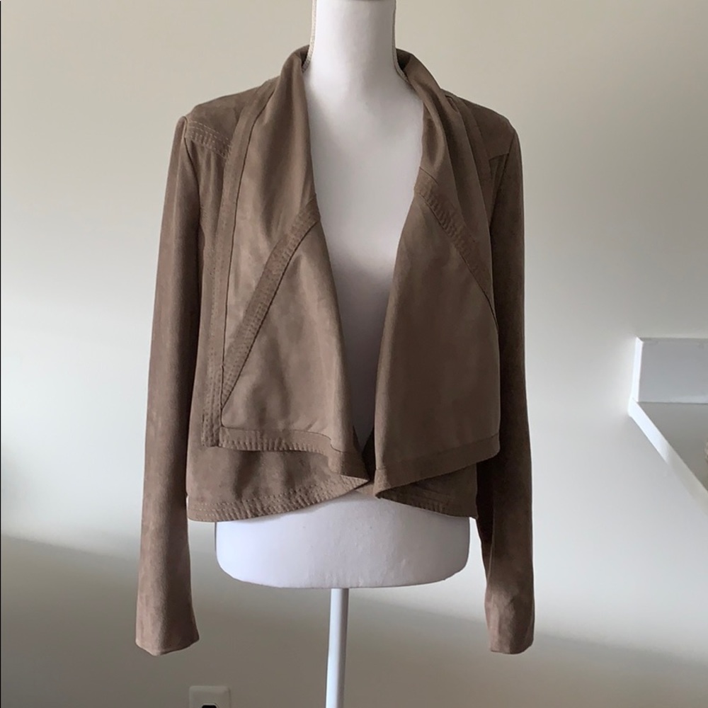 BCBGMaxAzria Vegan Leather Suede Jacket